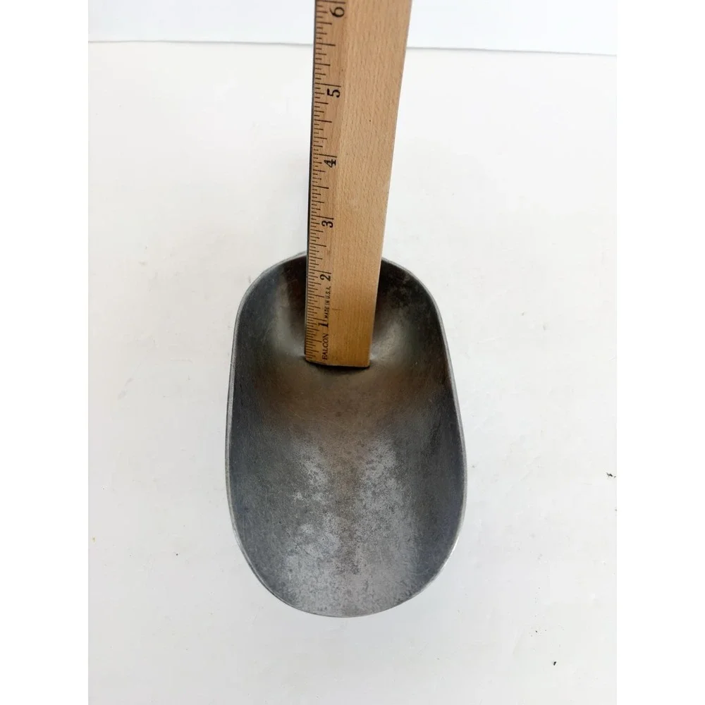 Vtg West Germany Aluminum Utility Scoop Feed Flour Sugar Coffee Grain L 255mm